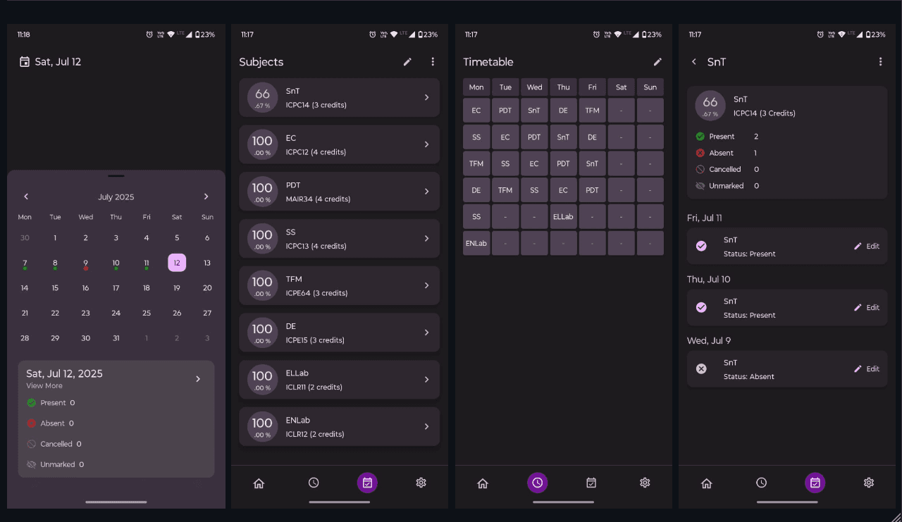 Attendance Tracker